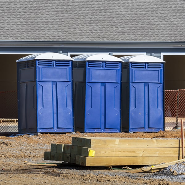 are there any restrictions on where i can place the portable restrooms during my rental period in Austell Georgia